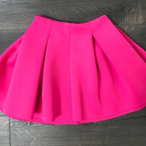 COPY - Pink “scuba” mini skirt. It’s an xs but ru…
